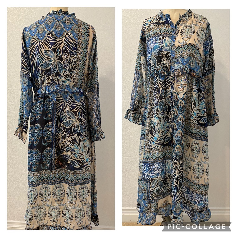Johnny Was Silk dress - Picture 2 of 5